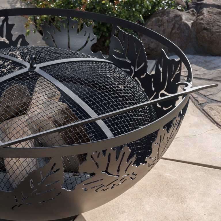 Muskoka Firebowl; 36" Autumn Leaves - Image 4