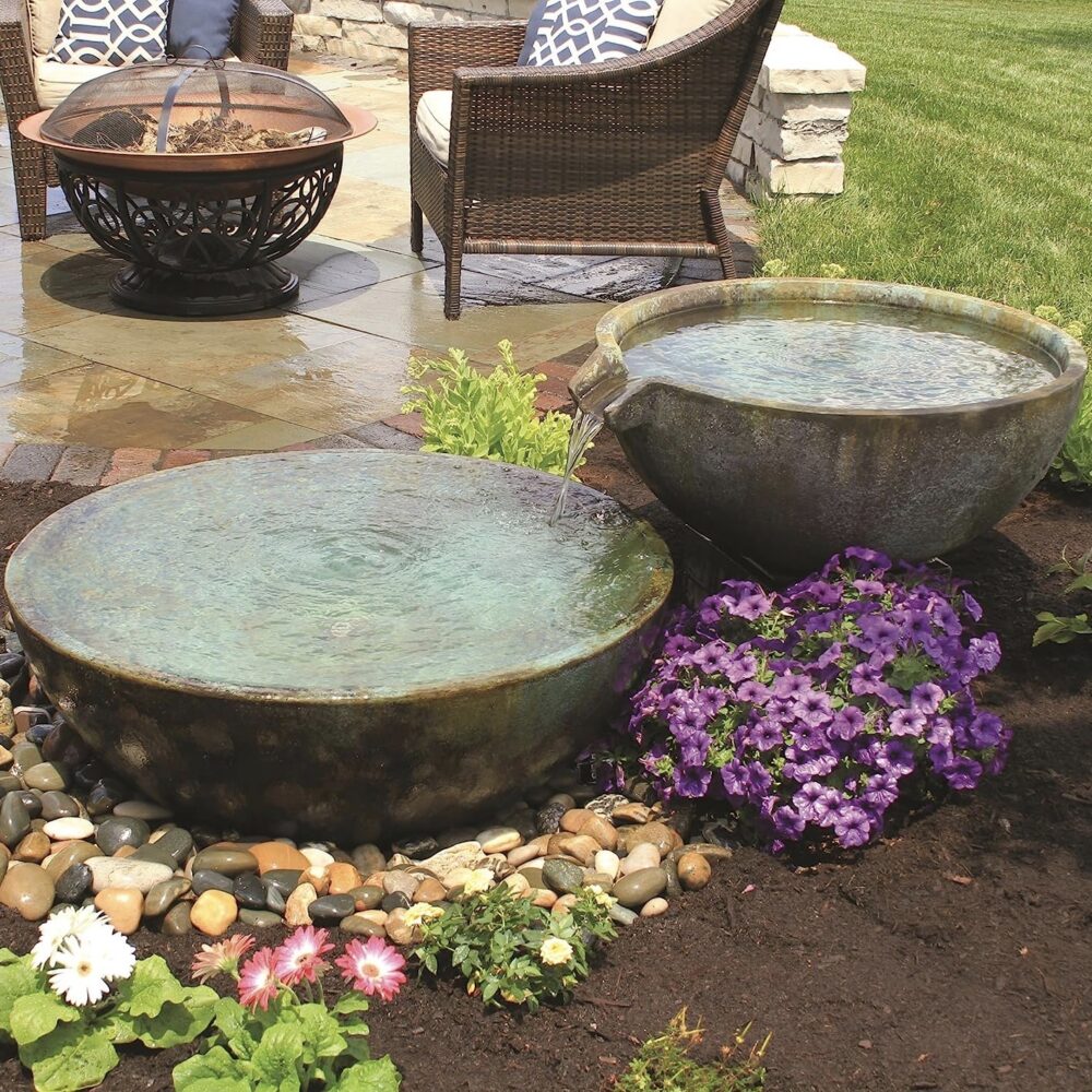 Aquascape Spillway Bowl and Basin Landscape Fountain Kit - Image 3