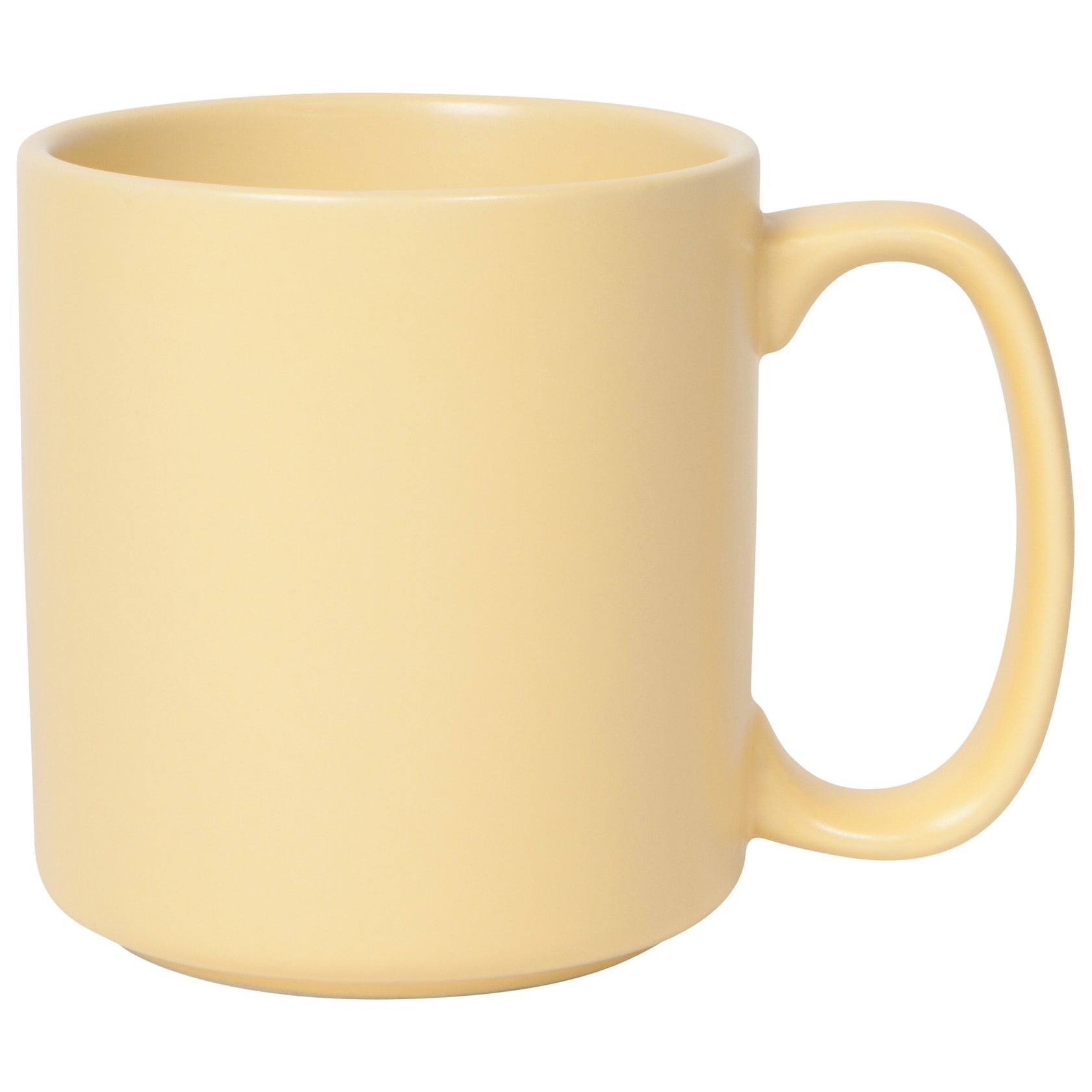 Mug 14oz; Matte Yellow