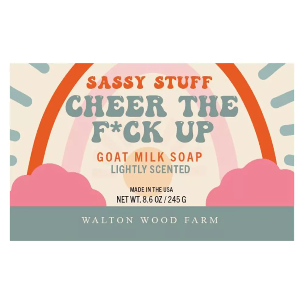 Goat Milk Soap - Cheer the F*ck Up