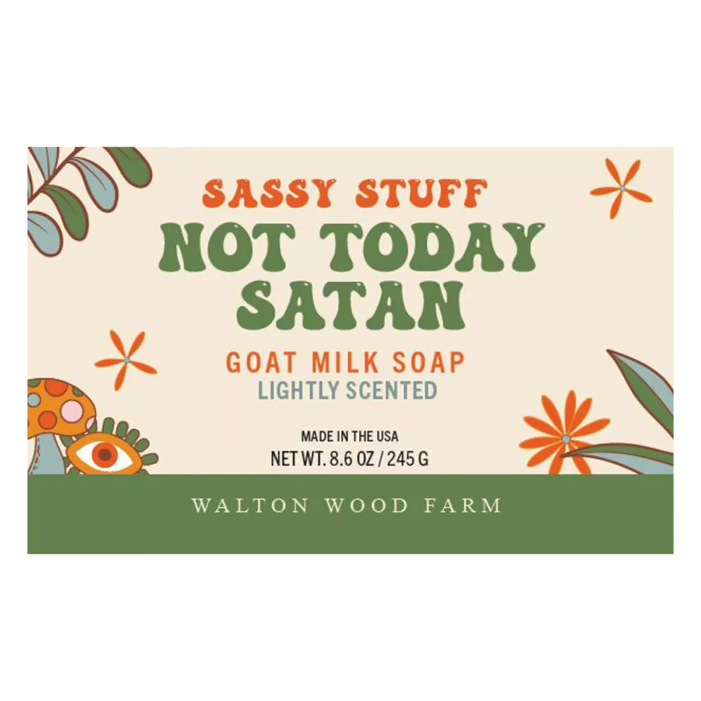 Goat Milk Soap - Not Today Satan